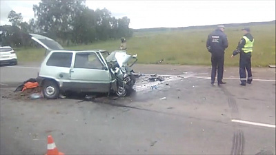 Водитель «Оки» погиб на трассе в Челябинской области 