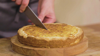 Киш с беконом