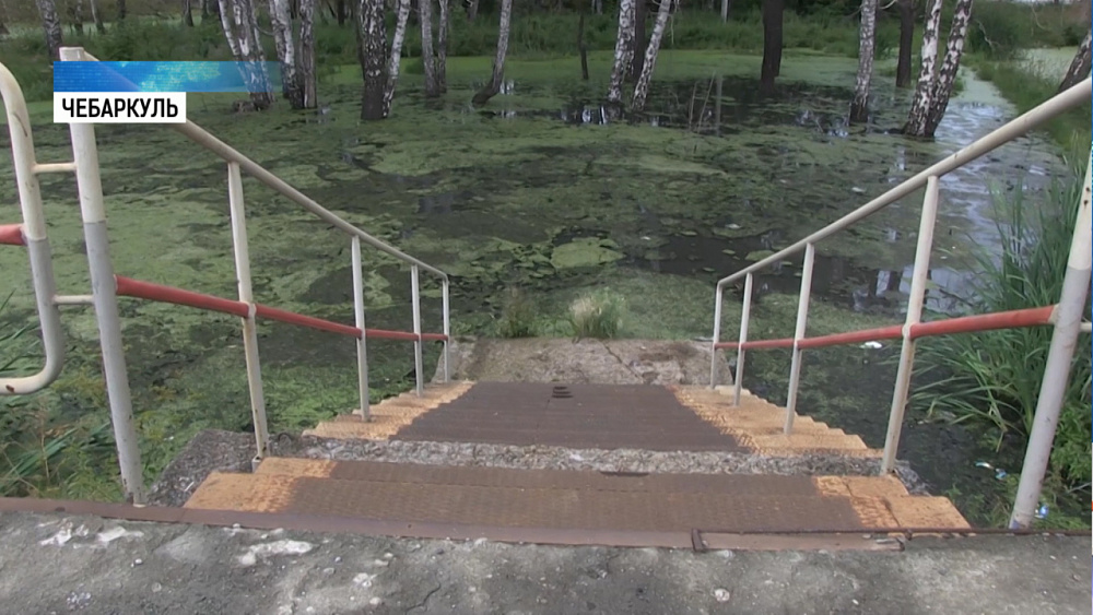 Новый коллектор строят в военном городке