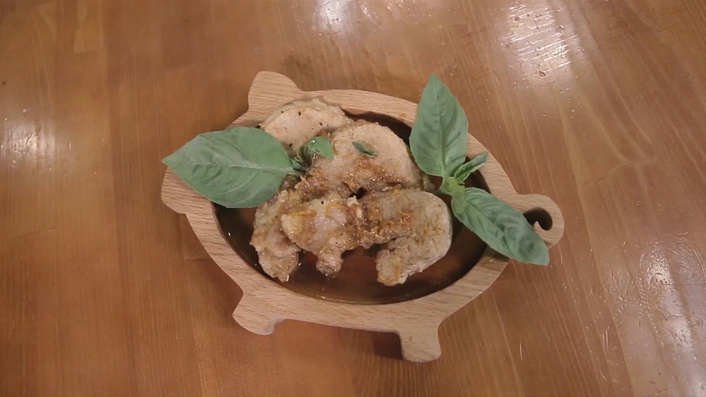 Свинина в имбирно-апельсиновом соусе