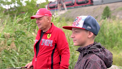 Сын пристрастил отца к рыбалке