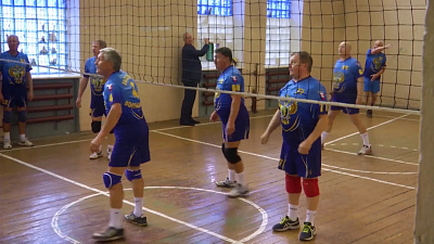 После работы на волейбол