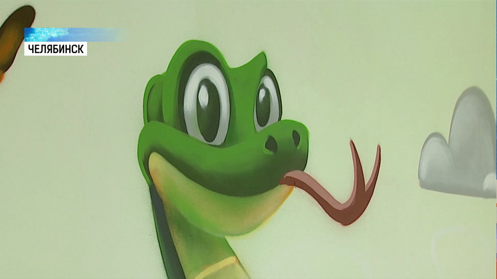 Граффити-художники украсили коридоры детской больницы