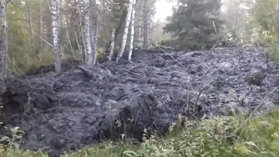 МЧС работает в районе «оползня» в Катав-Ивановске