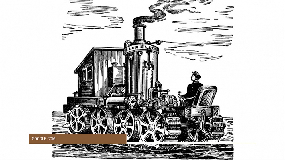 Вагон с бесконечными рельсами