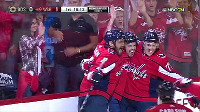 Евгений Кузнецов оформил дубль в первой игре регулярного чемпионата НХЛ