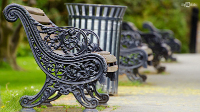Кованые скамейки для парковой зоны