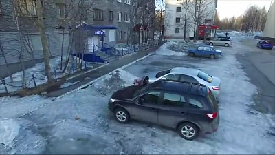 В соцсетях появилось видео реакции человека, впервые увидевшего квадрокоптер