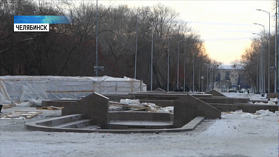 В сквере на ЧМЗ реконструировали фонтан 