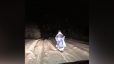 Шах и мат, взрослые: ямальский путешественник встретил Деда Мороза на трассе