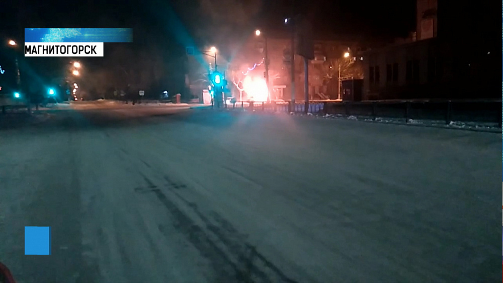 «Газель» взорвалась в Магнитогорске
