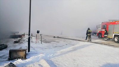 Ликвидирован пожар на повороте ЧМЗ. Видео с последствиями пожара
