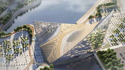 Госэкспертиза изменила проект конгресс-холла на берегу Миасса