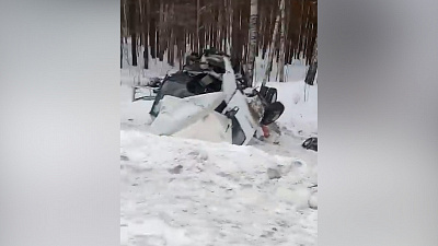 Последствия аварии на трассе «Миасс-Златоуст» на видео