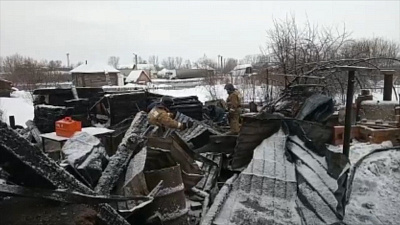 Последствия пожара в Аше, унесшего жизни матери и ребенка, попали на видео 