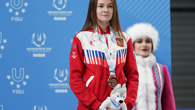Челябинка Екатерина Ефременкова получила полный комплект медалей Универсиады-2019