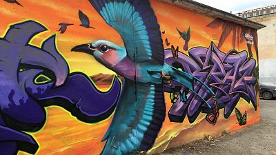 На челябинских многоэтажках нарисуют граффити