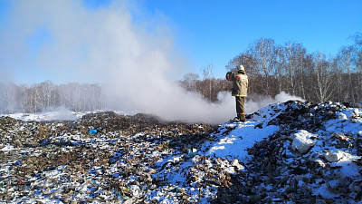 В поселке Роза уже несколько месяцев тлеет закрытая свалка