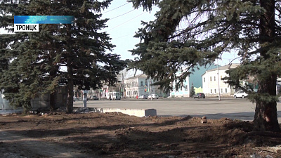 Жители Троицка возмутились пропажей елей