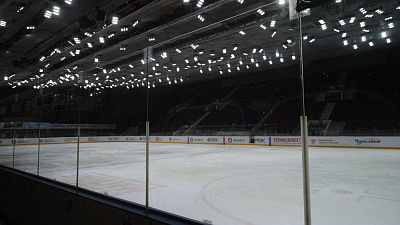 Освещение арен дворца спорта «Юность» стало «умным»