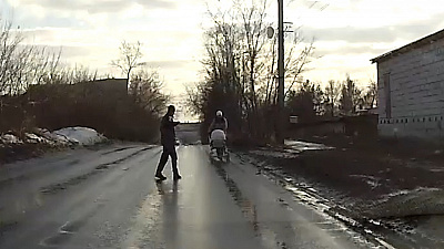 Очередной героический поступок южноуральца попал в объектив регистратора