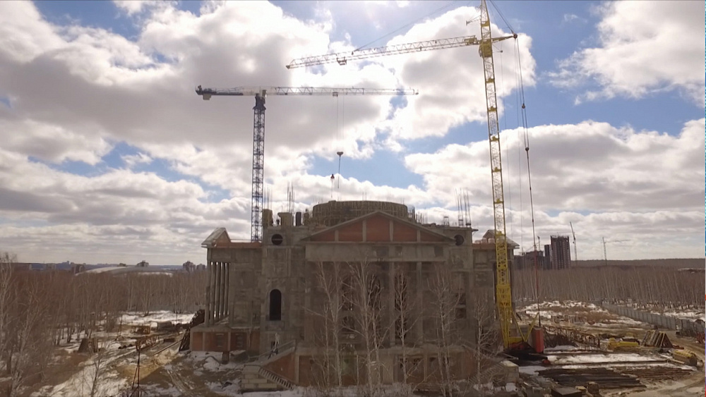 Продолжается строительство кафедрального собора