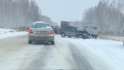 Вторая авария рядом с Чебаркулем за сутки. ВИДЕО