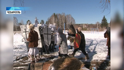 Школьники устроили Ледовое побоище