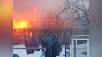 Собака не смогла выбраться из пожара в Златоусте