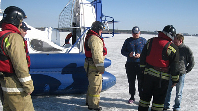 Челябинские спасатели провели рейд на Шершневском водохранилище