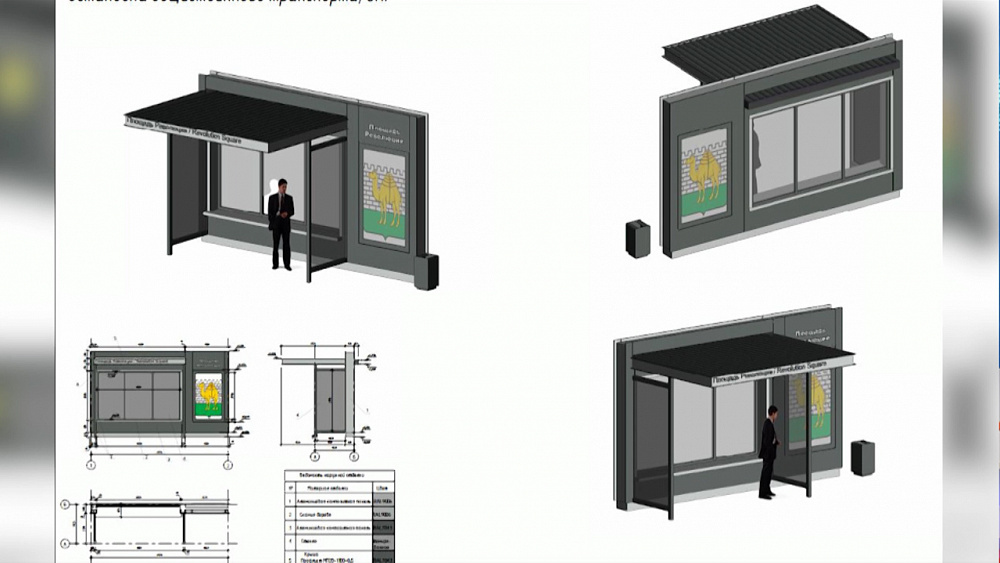 Проект остановок общественного транспорта