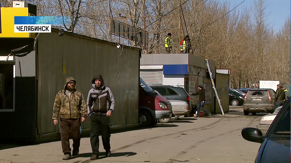 «Прииск» очистили от незаконных ларьков