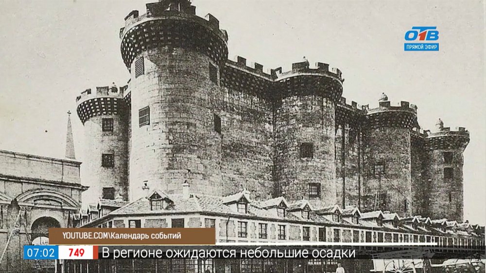 Строительство крепости Бастилия