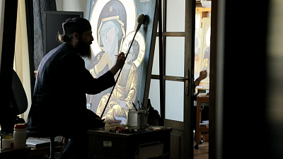 Икона «Отрада и Утешение» с Афона — дар России от Ватопедского монастыря Икона «Отрада и Утешение» с Афона — дар России от Ватопедского монастыря