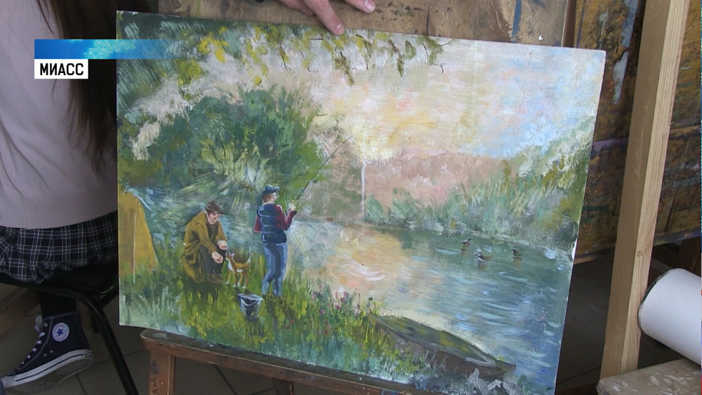 Картины художницы отправили на конкурс в Зальцбурге