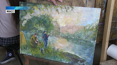 Картины художницы отправили на конкурс в Зальцбурге