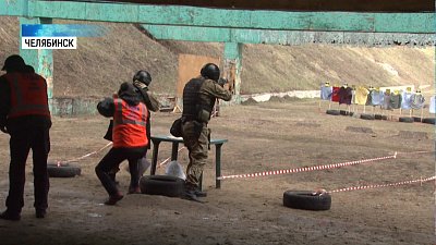 Команда ОТВ участвует в соревнованиях по стрельбе