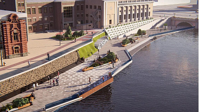 В Челябинске за год реконструируют набережную реки Миасс