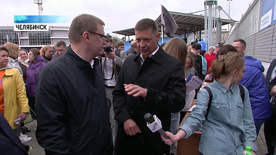 Алексей Текслер принял участие в спортивном празднике