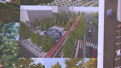 В центре Челябинска появятся сухой фонтан и большой портрет Эйнштейна