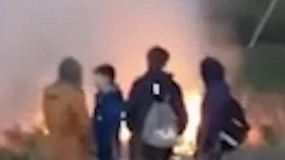 Школьники на Южном Урале подожгли сухую траву