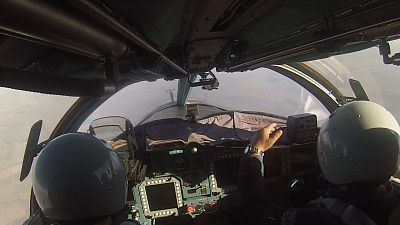 Су-34 и Су-24 нанесли бомбовый удар в ходе учения в Курганской области... Учебный!