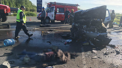 Столкновение Лады и Нивы «на встречке» в Красноармейском районе. Есть погибшие