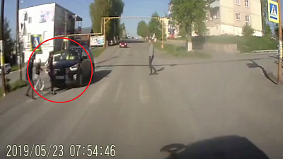 В Юрюзани водитель сбил школьницу на переходе 