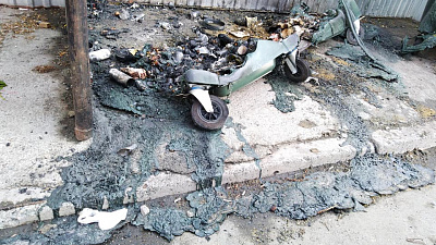 В мэрии Челябинска прокомментировали ситуацию с очередными сгоревшими контейнерами