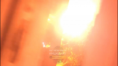 ЧП из-за грозы в Злаутосте засняли очевидцы