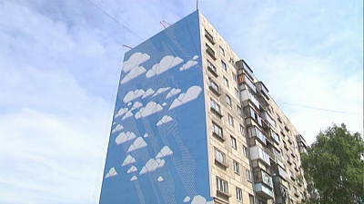 Работы по созданию граффити на фасадах завершены