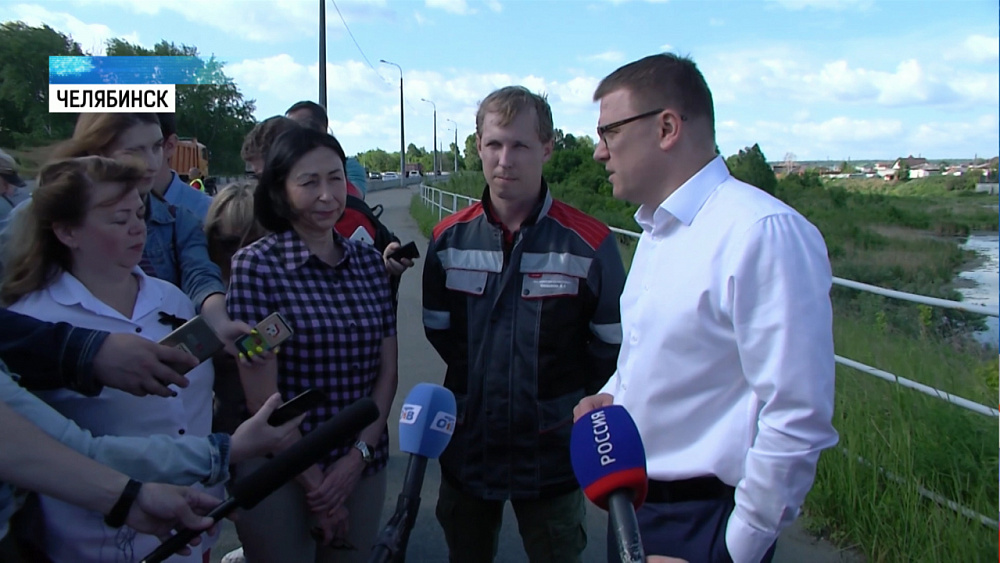 Алексей Текслер проконтролировал начало ремонта дорог