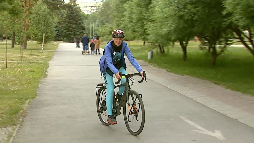 Итальянка едет через всю Россию на велосипеде