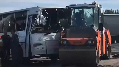 Жуткая массовая авария на трассе M5. Есть погибшие